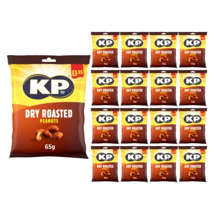 KP Dry Roasted Peanuts 65g x 16
