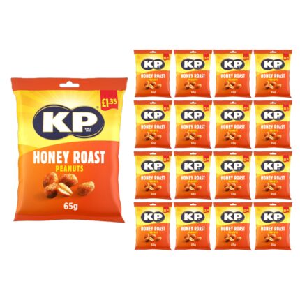 KP Honey Roast Peanuts 65g x 16