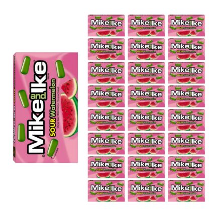 Mike & Ike Sour Watermelon Chewy Candies 22g x 24