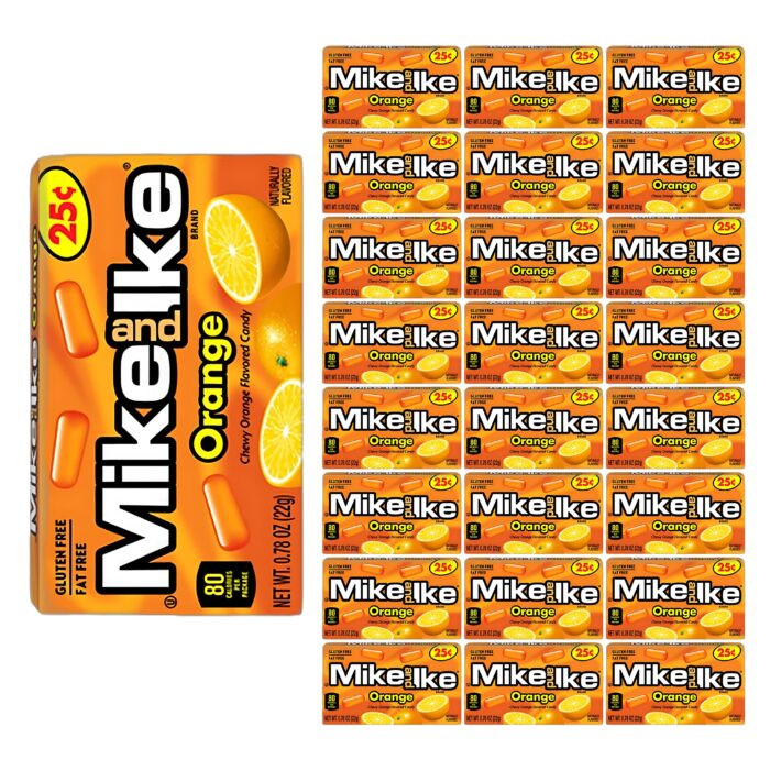 Mike & Ike Orange 22g x 24 - Image 1