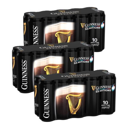 Guinness Draught Stout Beer Can 10 x 440ml