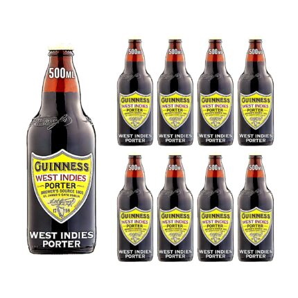 Guinness West Indies Porter Beer 6% Bottle 8 x 500ml