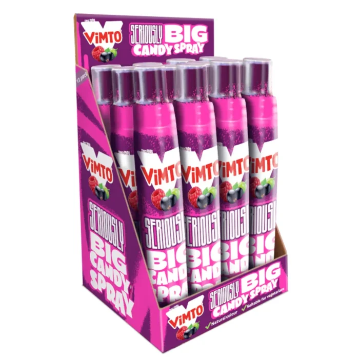 Vimto Seriously Big Candy Spray 60ml x 12(Best Before July 2025) - Image 1