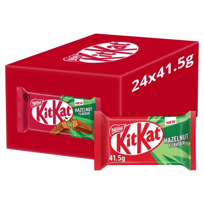 Kit Kat 4 Fingers Hazelnut 41.5G x 24(Best Before April 2025) - Image 1