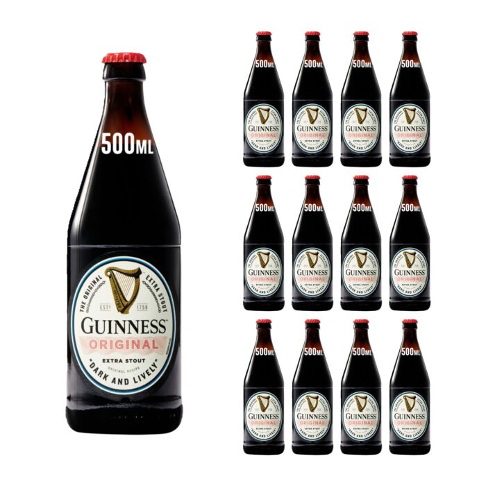 Guinness Original Extra Stout Beer 4.2% 12 x 500ml - Image 1