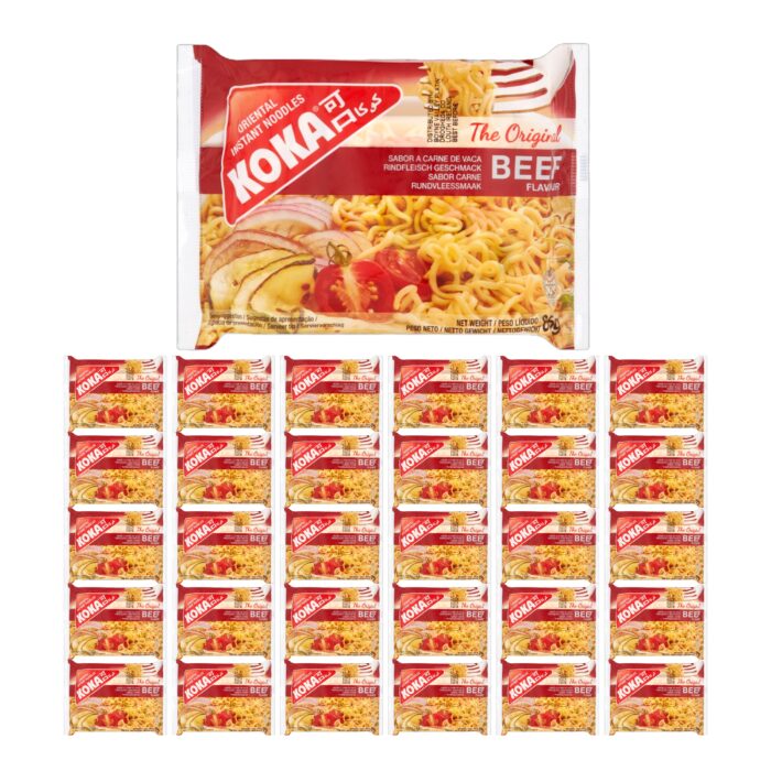 Koka Beef Flavour Noodles 85g x 30 - Image 1