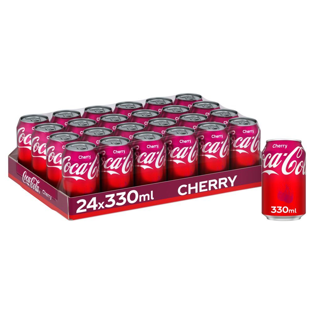 506241.jpg Coca-Cola Cherry 330ml x 24 - Image 1