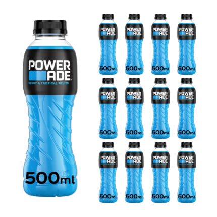 Powerade Berry and Tropical Sports Drink 500ml x 12