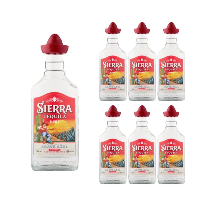 Sierra Tequila Blanco 50cl 6 x 50Cl - Image 1