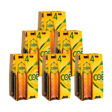 Cobra Premium World Lager Beer Bottle 6 x 330ml x 4