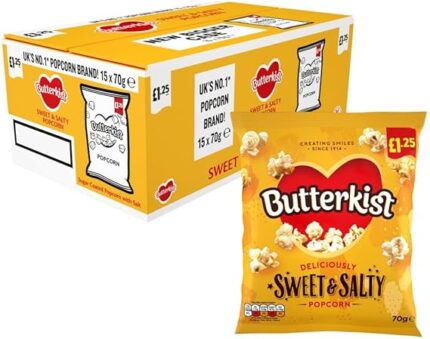 Butterkist Sweet and Salty Popcorn 70g x 15 - (Best Before June 2025)