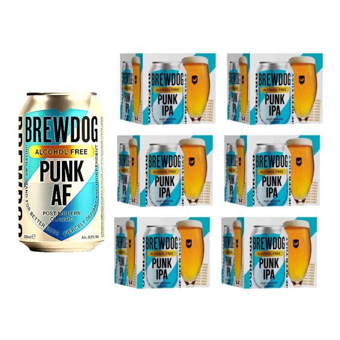 Brew Dog Punk Alcohol Free IPA 6 x 330ml x 4 - Image 1