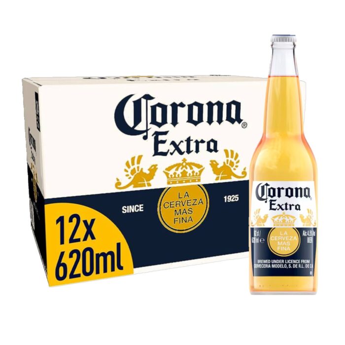 Corona Lager Beer Bottle 12 x 620ml - Image 1