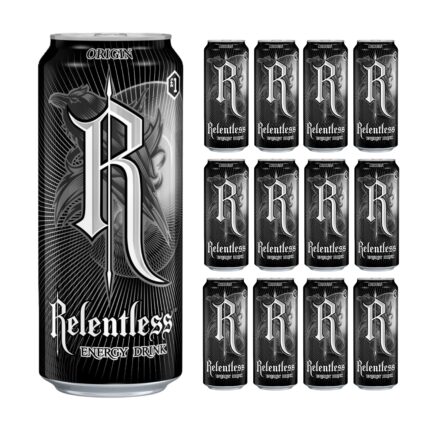 Relentless Origin Energy Drink PMP Cans 500ml x 12