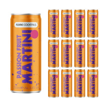 Flare Cocktails Passion Fruit Martini 12 x 250ml