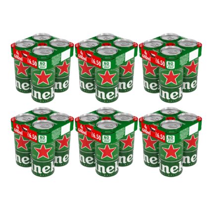 Heineken Premium Lager Beer Can 4 x 440ml