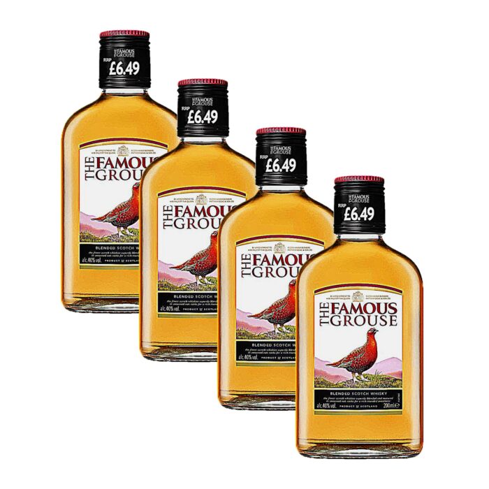 The Famous Grouse Finest Blended Scotch Whisky 4 x 20Cl - Image 1
