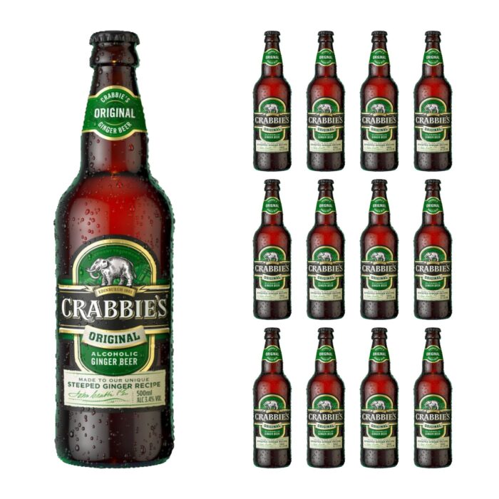 Crabbie's Original Alcoholic Ginger Beer 12 x 500ml - Image 1