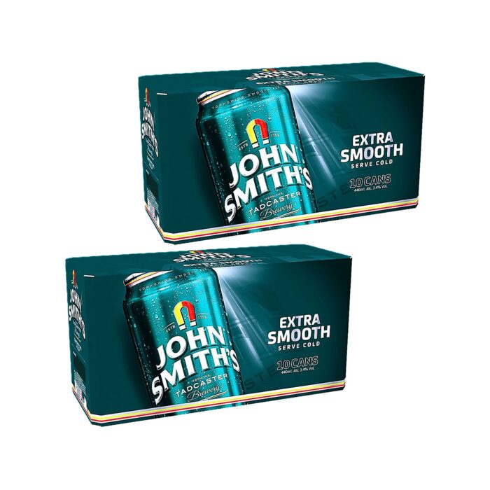 John Smiths Extra Smooth Beer Can 2 x 440ml x 10 - Image 1