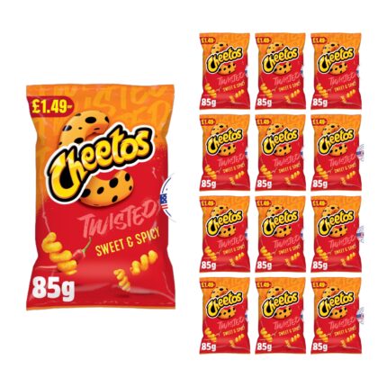 Cheetos Twisted Sweet & Spicy Crisps 85g x 12