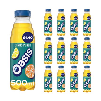 Oasis Citrus Punch Bottle PMP 500ml x 12
