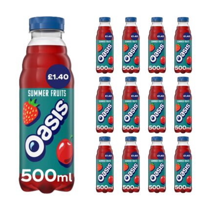 Oasis Summer Fruits PMP 500ml x 12