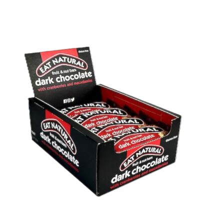 Eat Natural Dark Chocolate Cranberry & Macadamia Bars Box(Best Before April 2025)