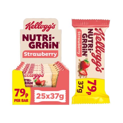 Kellogg's Nutri-grain Strawberry PM Bar 37g x 25