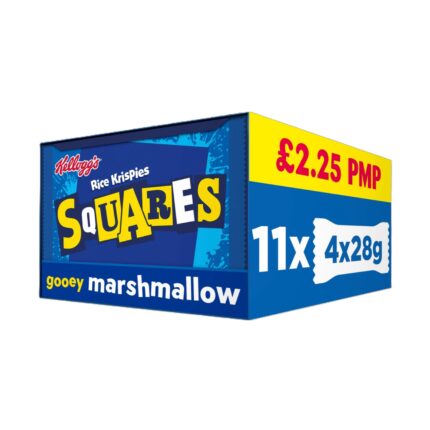 Kellogg's Rice Krispies Squares Marshmallow PM Bar 28g x 4 x 11