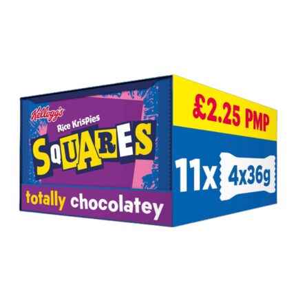 Kellogg's Rice Krispies Squares Chocolate PM Bar 36g x 4 x 11